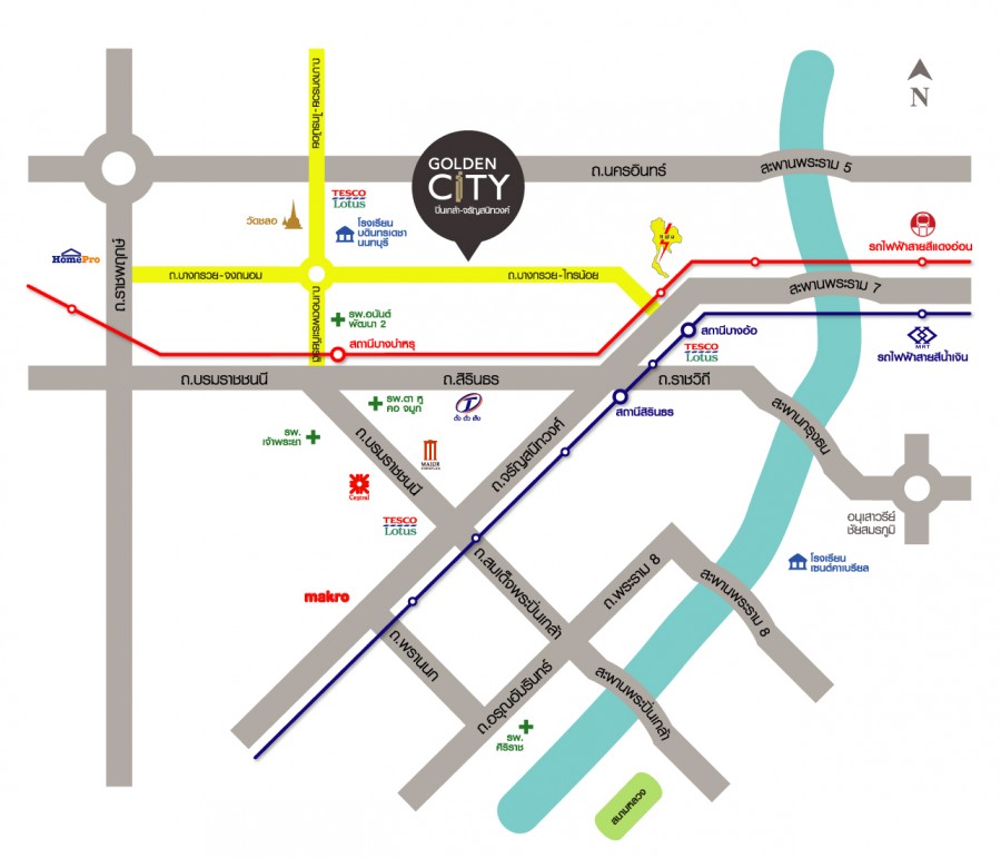 โกลเด้น ซิตี้ ปิ่นเกล้า-จรัญสนิทวงศ์