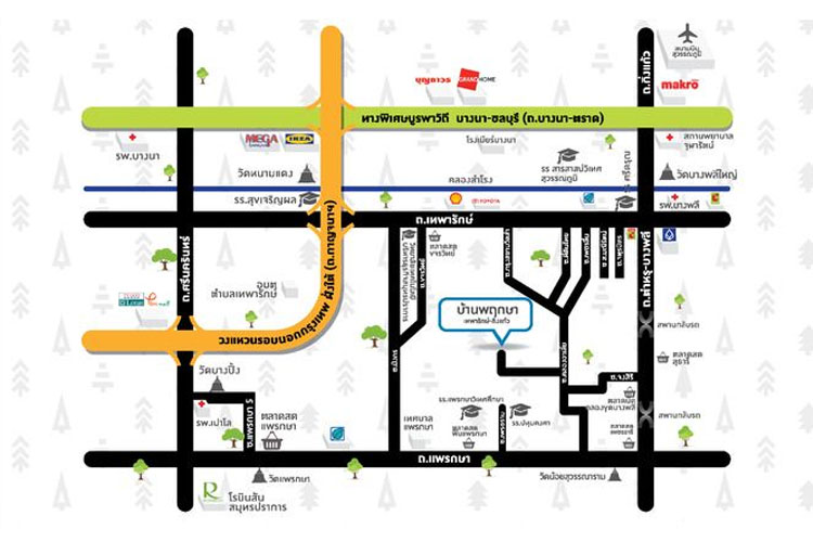 บ้านพฤกษา 126 เทพารักษ์-กิ่งแก้ว