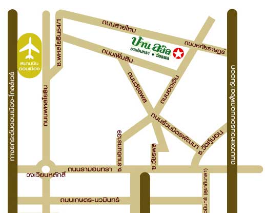 แผนที่บ้าน ลลิล กรีนวิลล์ รามอินทรา-วัชรพล