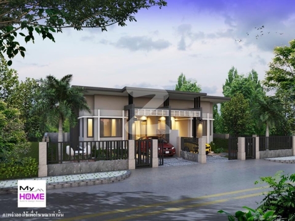 house type (render) บ้านแฝดชั้นเดียว
