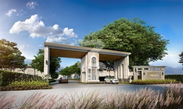exterior (render) ทางเข้าโครงการ