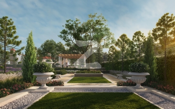 common area (render) Art courtyard & Multipurpose courtyard