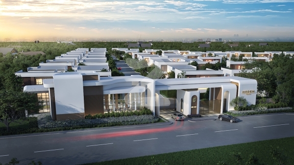 exterior (render) ทางเข้าโครงการ