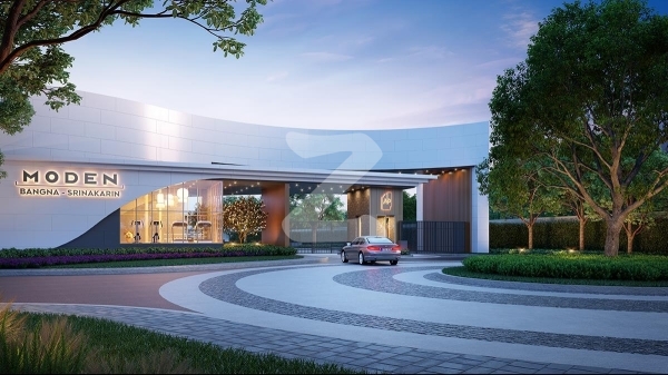 exterior (render) ทางเข้าโครงการ