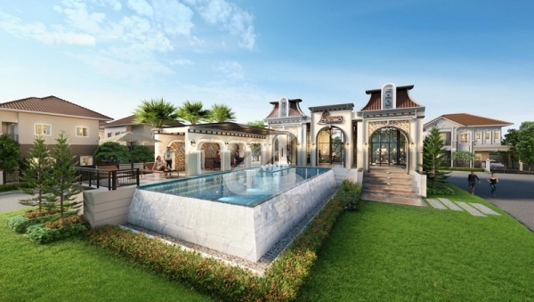 facilities (render) คลับเฮ้าส์และสระว่ายน้ำ