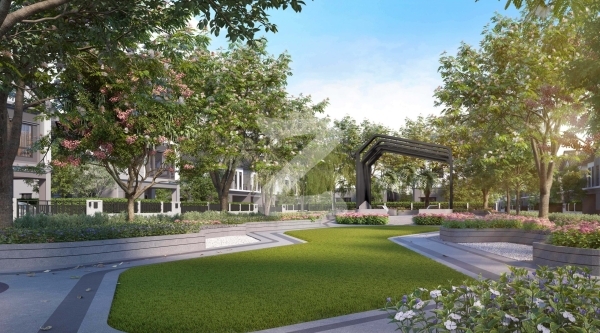 common area (render) สวนส่วนกลาง