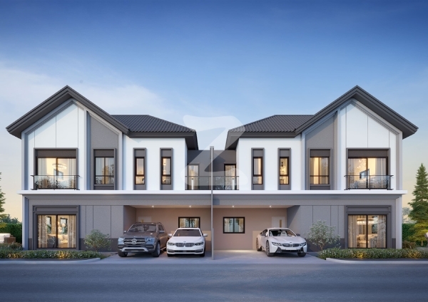 house type (render) แบบบ้านแฝด Bourton