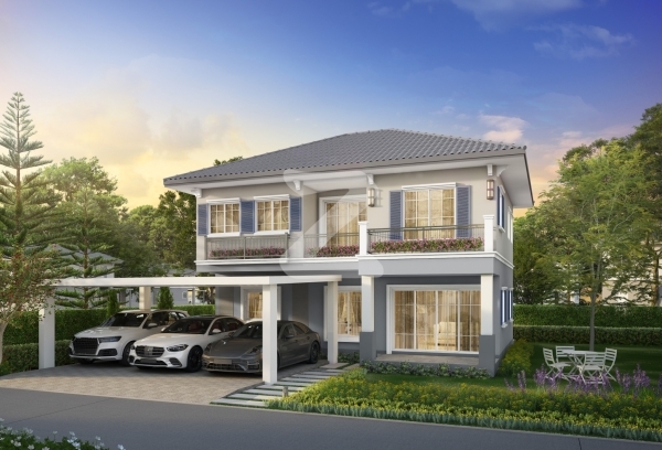 house type (render) แบบบ้าน IVY