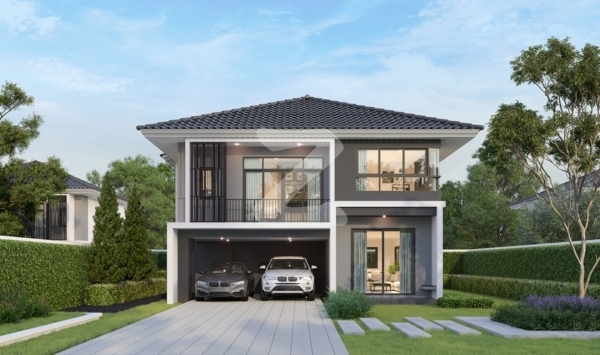 house type (render) แบบบ้าน ศุภกฤต