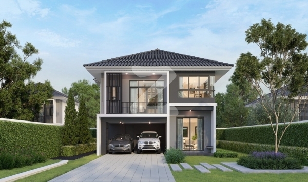 house type (render) แบบบ้าน ศุภกฤต