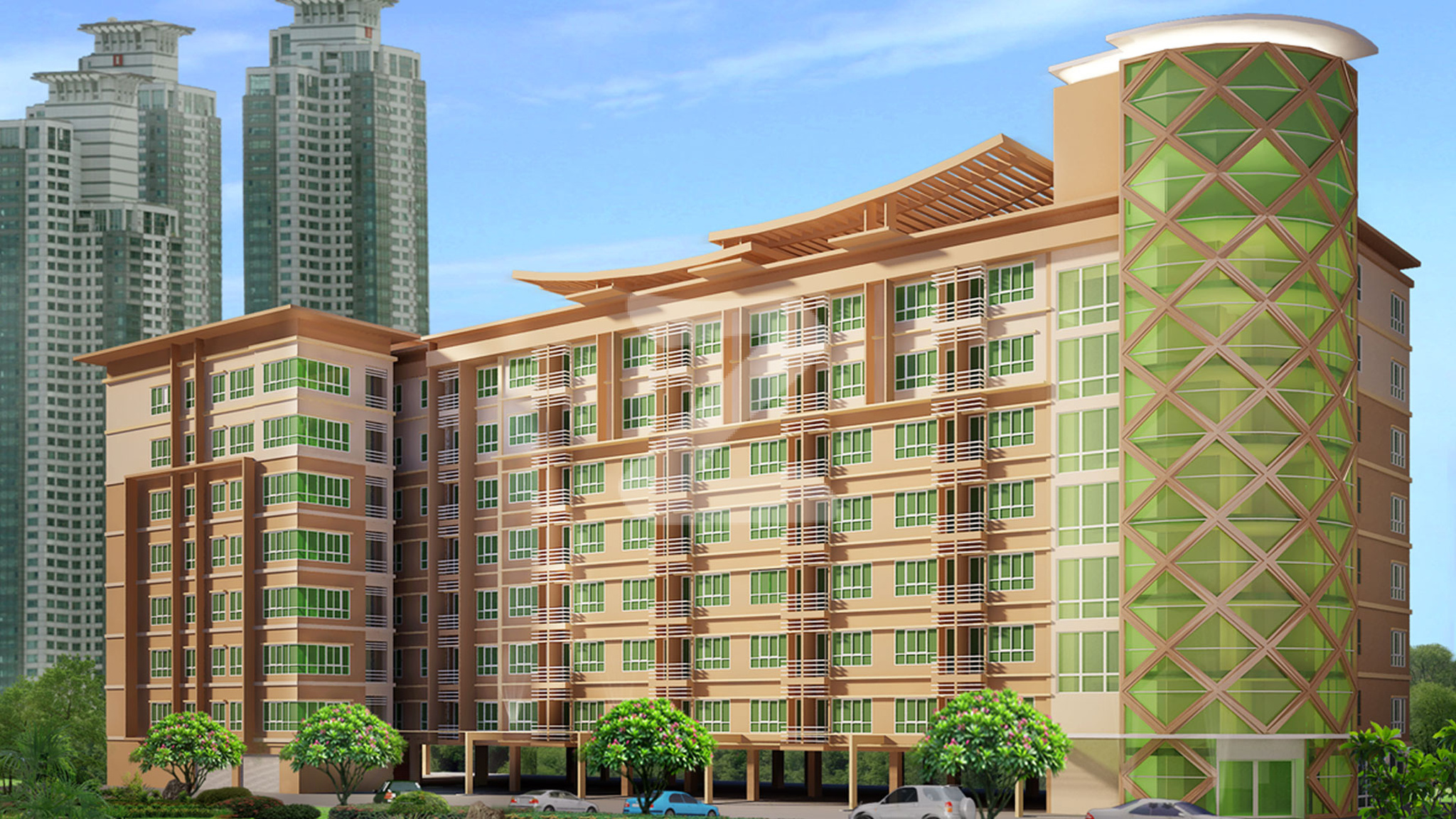 พี.จี.2 เดอะคอนโดเรสซิเด๊นท์ P.G.2 The Condo Residence