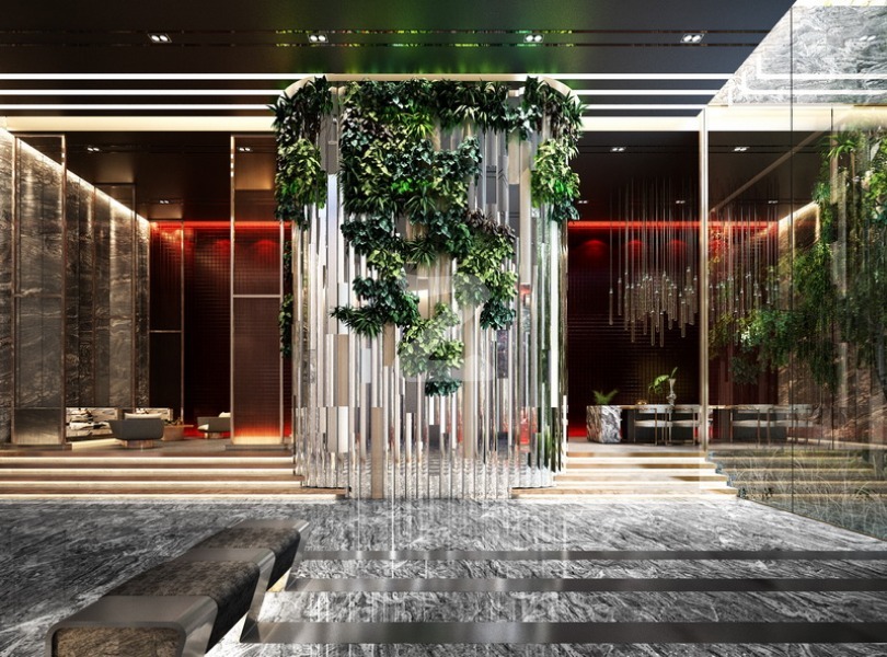 common area (render) ลิฟท์ล๊อบบี้ด้านทิศเหนือ ภาพตัวอย่าง