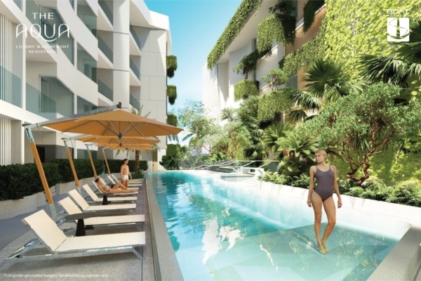 ดิ อควา ลักซูรี่ วอเตอร์ฟรอนท์ เรสซิเดนซ์ The Aqua Luxury Waterfront Residence