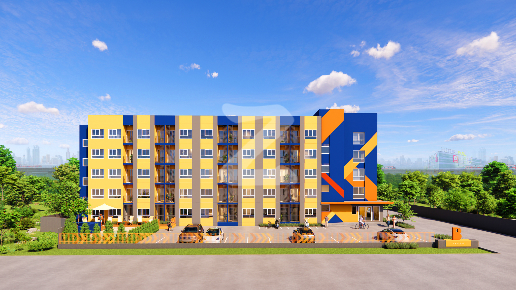 ไพน์ คอนโด โบลด์ รังสิต สเตชั่น Pine Condo Bold Rangsit Station
