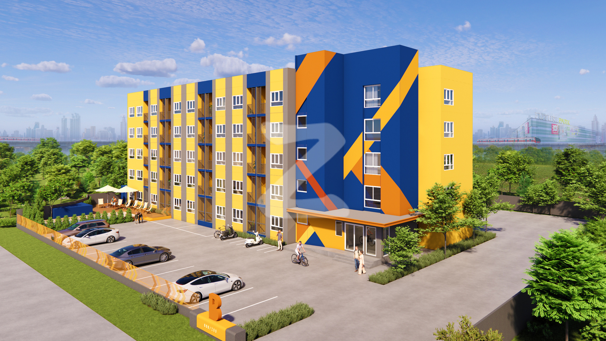 ไพน์ คอนโด โบลด์ รังสิต สเตชั่น Pine Condo Bold Rangsit Station