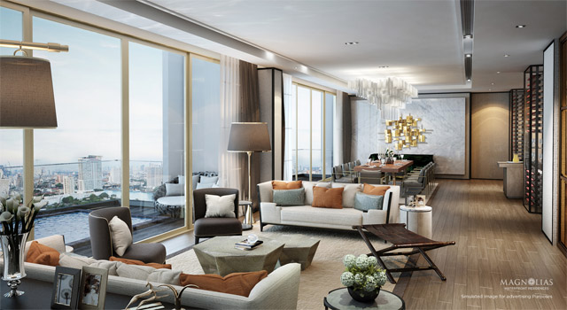 แมกโนเลียส์ วอเตอร์ฟร้อนท์ เรสซิเดนซ์ Magnolias Waterfront Residence