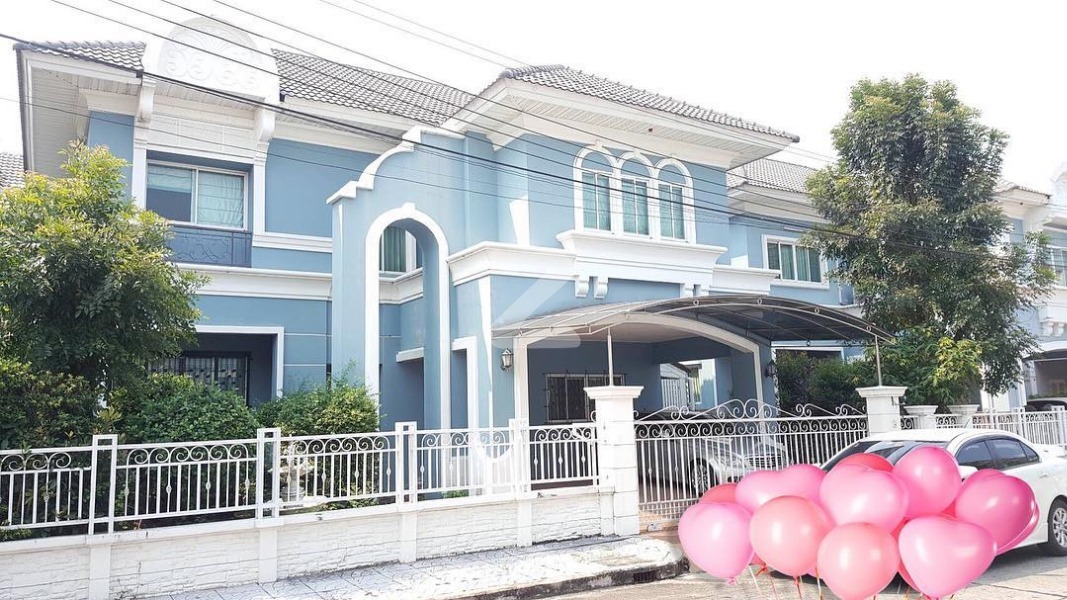 ให้เช่าบ้านเดี่ยวติด ARL ลาดกระบัง ยูโรเปียนทาวน์ : เจ้าของให้เช่าเอง