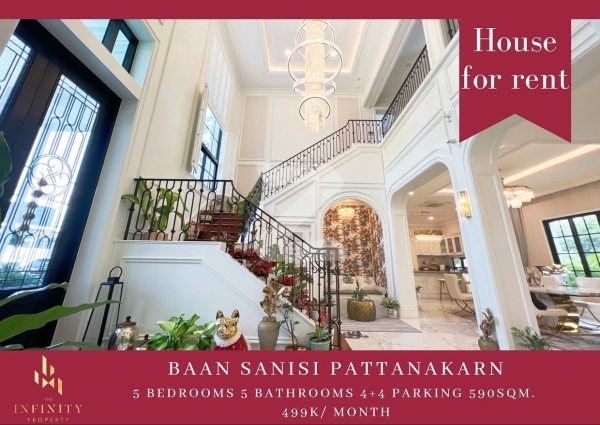 บ้าน แสนสิริ พัฒนาการ บ้านเช่า พร้อมเฟอร์นิเจอร์ พร้อมเข้าอยู่ | Baan sansiri Pattanakarn