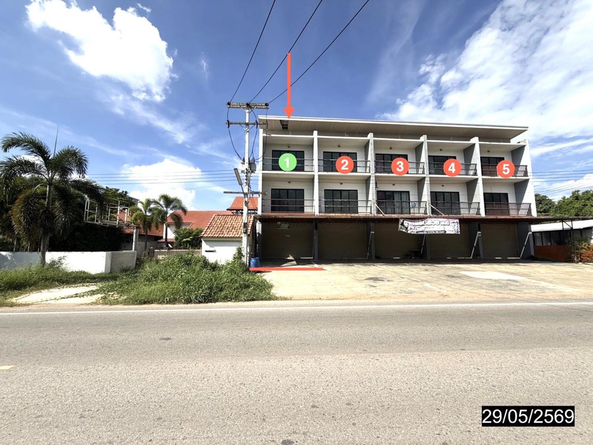 ทรัพย์สถาบันโดย KASIKORNBANK ทาวน์เฮาส์ ถนนสายบ้านโนนม่วง - บ้านหนองปอ (ขก.3056)