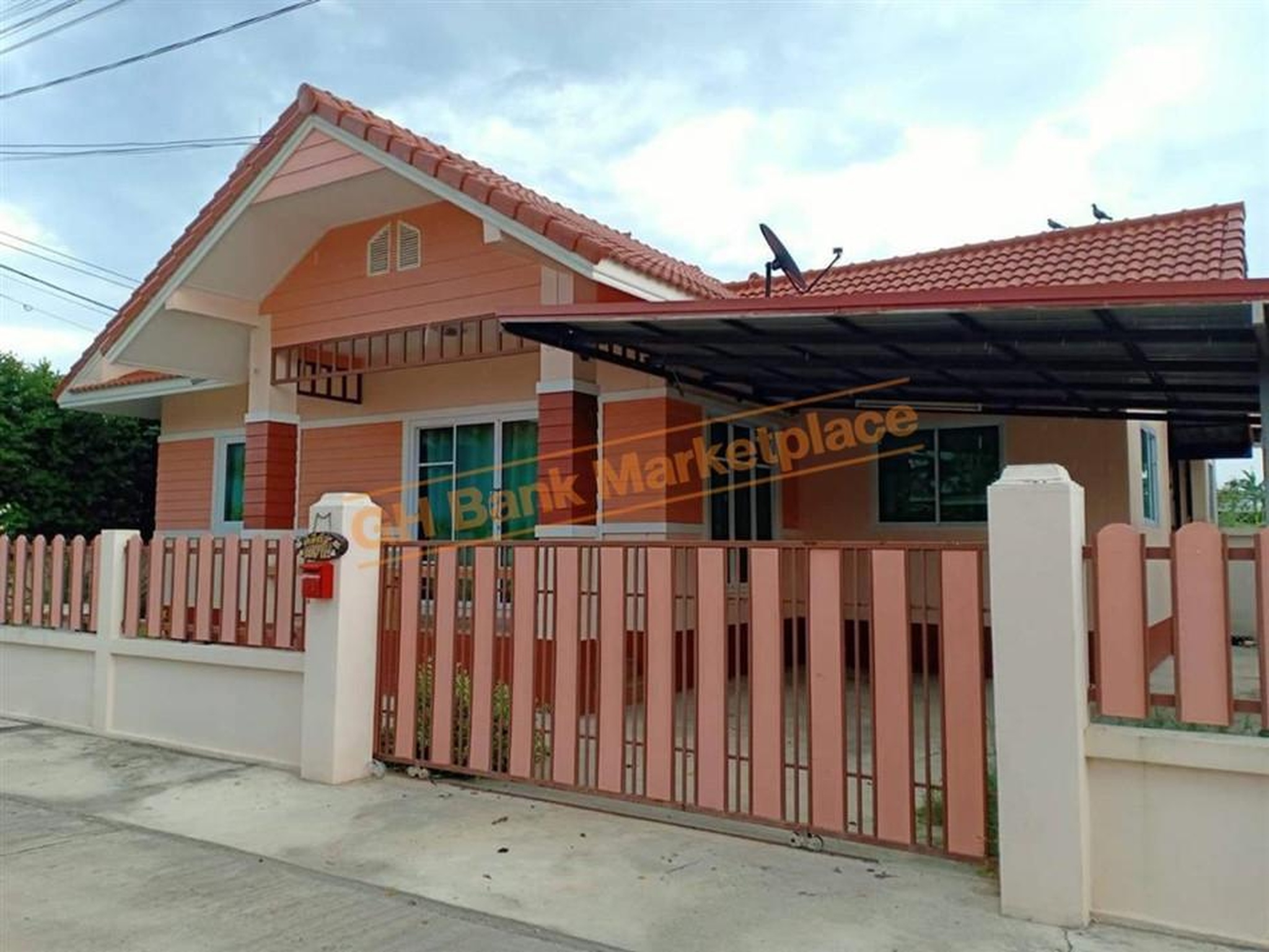 ทรัพย์สถาบันโดย GHB บ้านเดี่ยว  พัฒนานิคม ลพบุรี