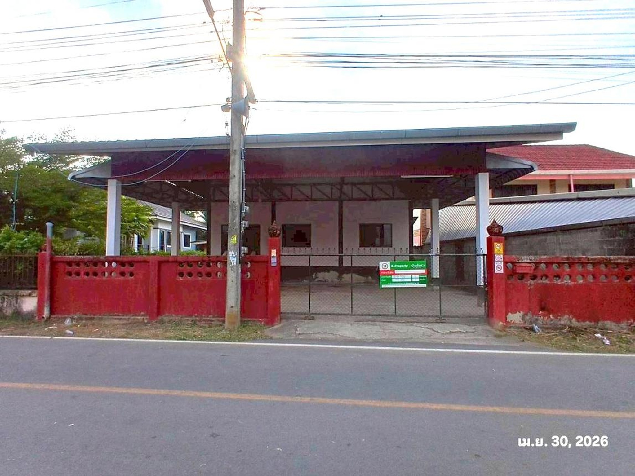 ทรัพย์สถาบันโดย KASIKORNBANK บ้านเดี่ยว ซอยถนนบ้านท่าหลุก ถนนสายเชียงใหม่-ฮอด (ทล.108)