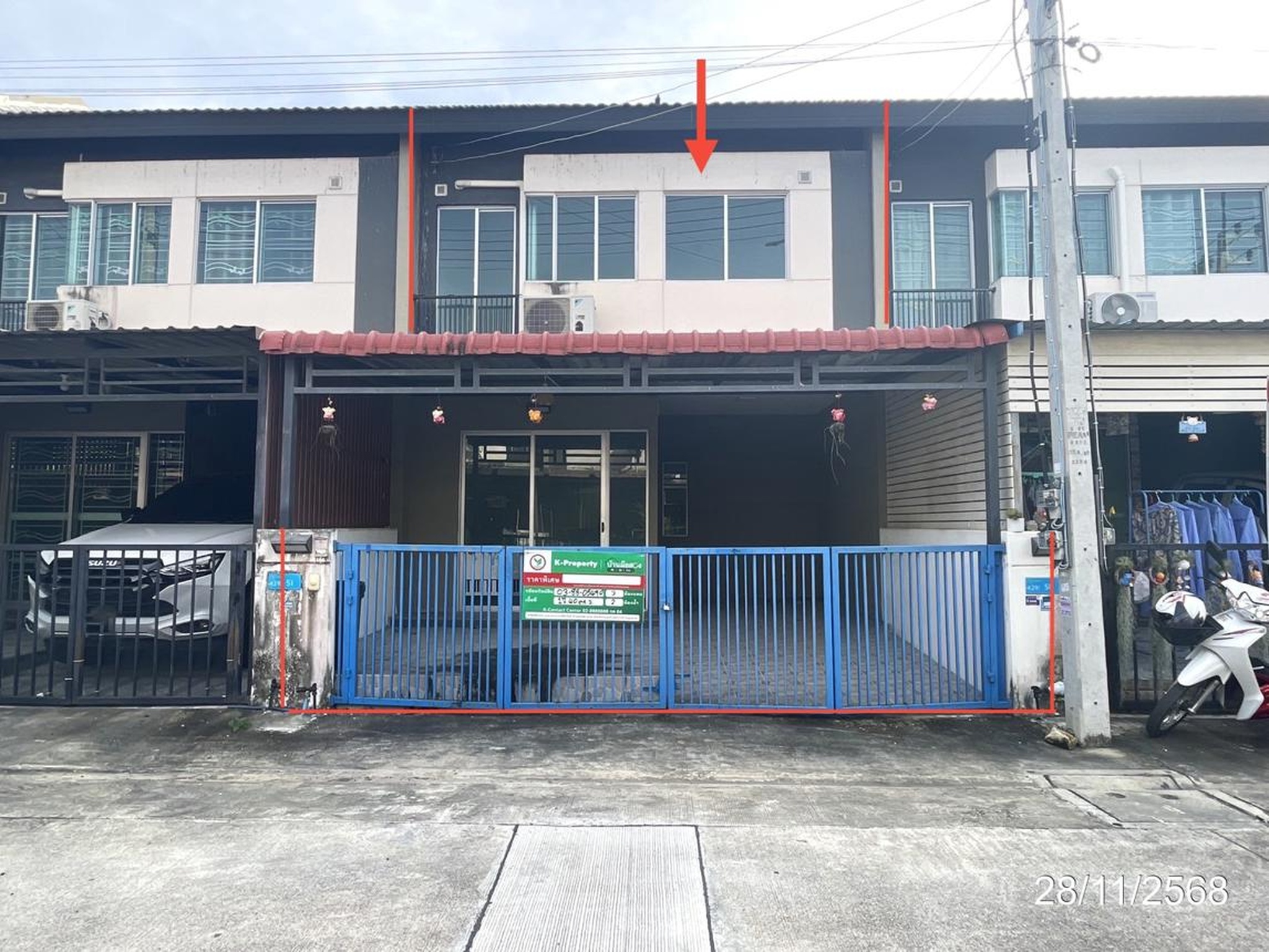 ทรัพย์สถาบันโดย KASIKORNBANK ทาวน์เฮาส์ ซอย5 ถนนสายปลวกแดง - ห้วยปราบ (รย.3013)