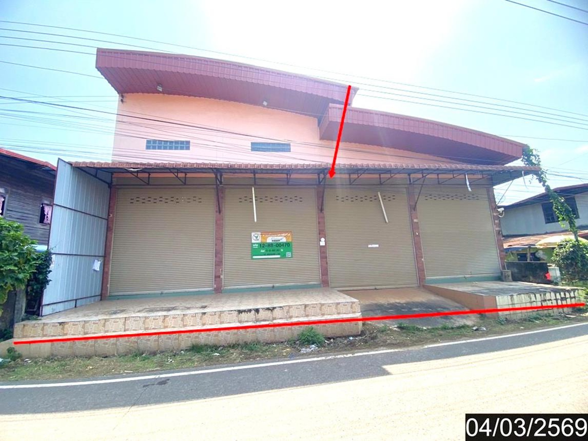 ทรัพย์สถาบันโดย KASIKORNBANK โกดัง/โรงงาน ซอยหลักเมือง ถนนสายพังโคน - บึงกาฬ (ทล.222)