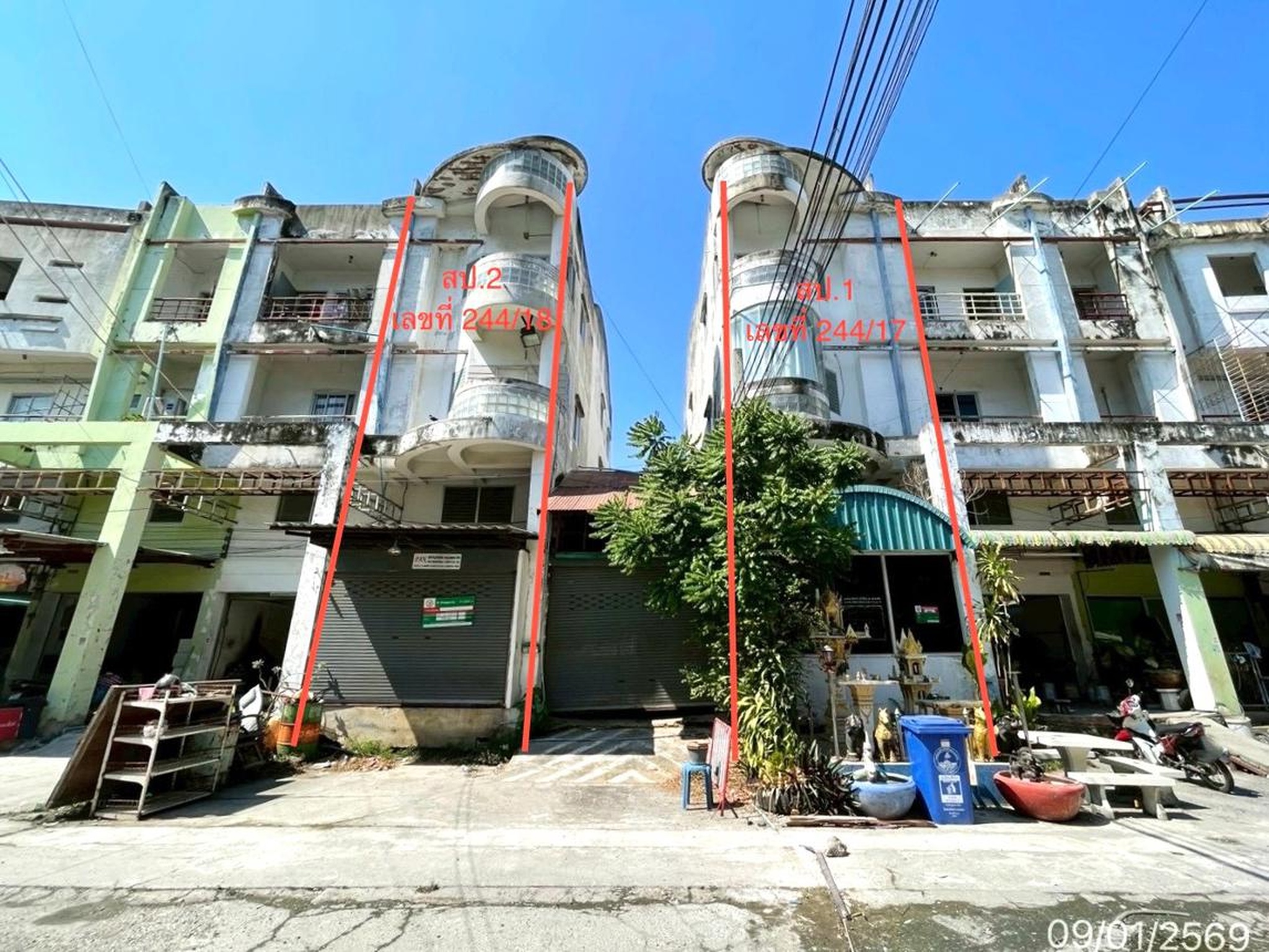 ทรัพย์สถาบันโดย KASIKORNBANK ตึกแถว-อาคารพาณิชย์ ซอยเอ็มไทยเมน 2 ถนนเทพารักษ์