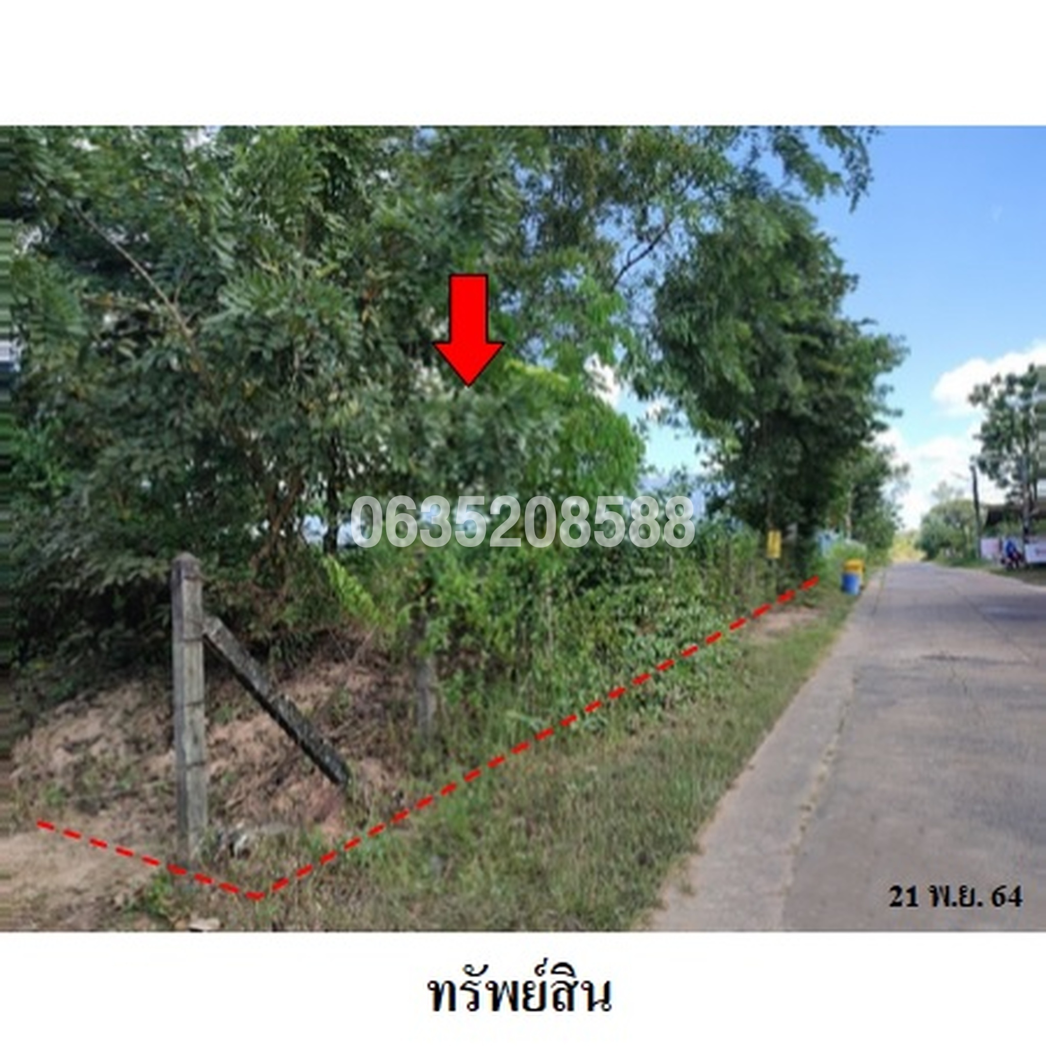 ขายที่ดินมีบ่อน้ำ พร้อมบ้านพักอาศัยไม้ชั้นเดียว จำนวน 3 หลัง ถนนสถิตย์นิมานกาล