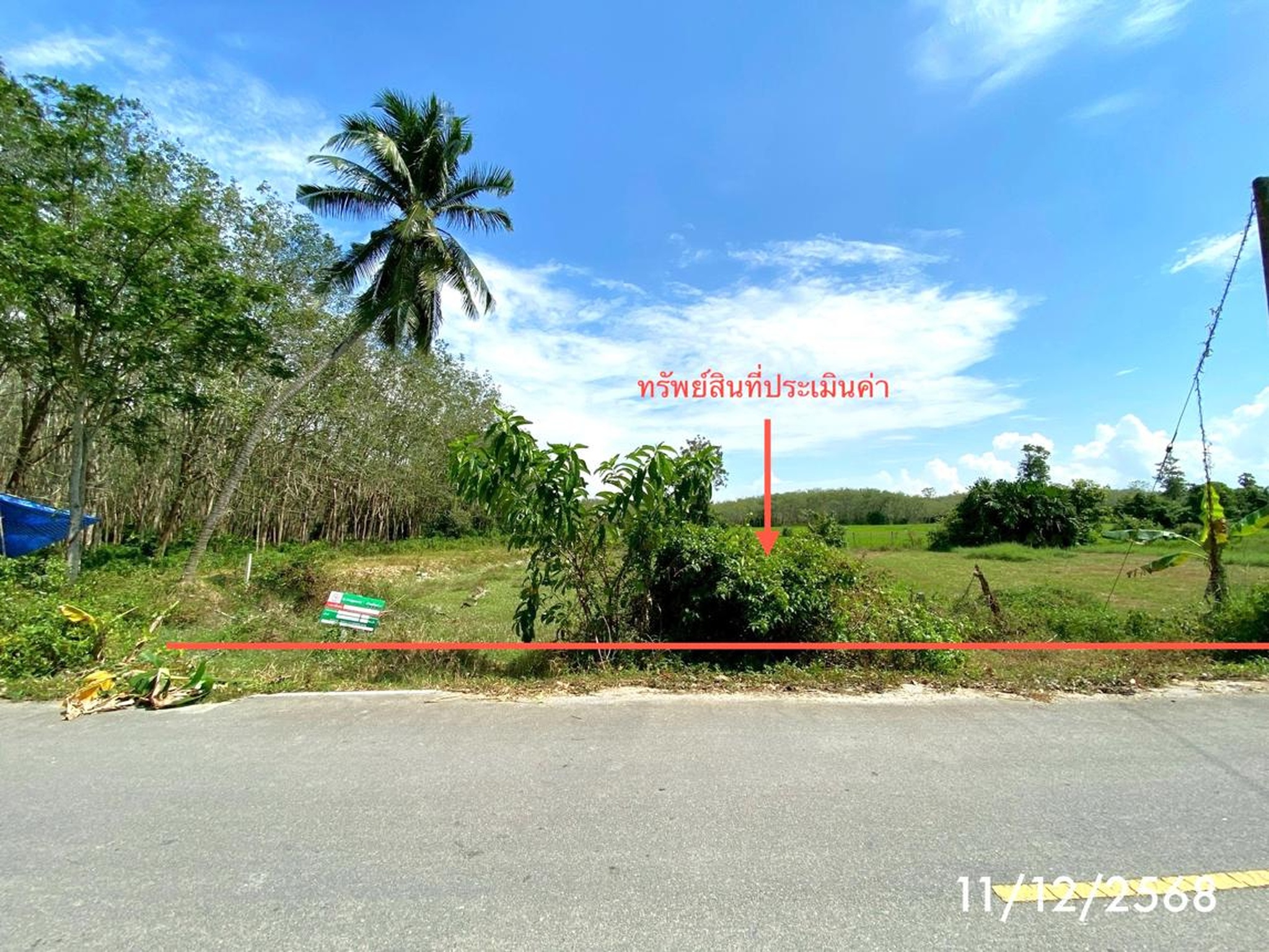 ทรัพย์สถาบันโดย KASIKORNBANK ที่ดิน ถนนสายทุ่งเสา