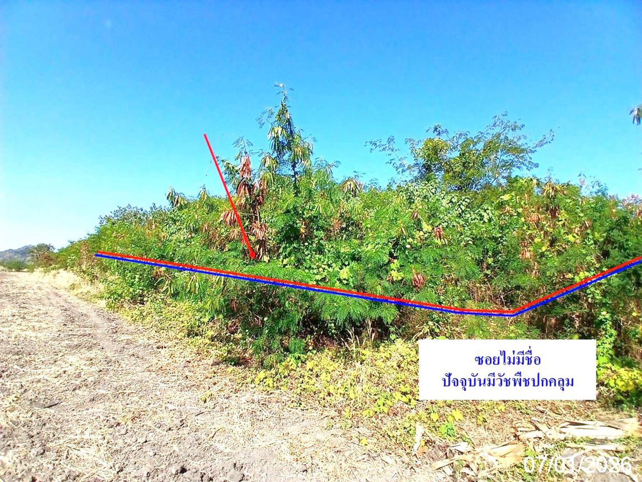 ทรัพย์สถาบันโดย KASIKORNBANK ที่ดิน ถนนสายท่าศาลา - บ้านหินซ้อน