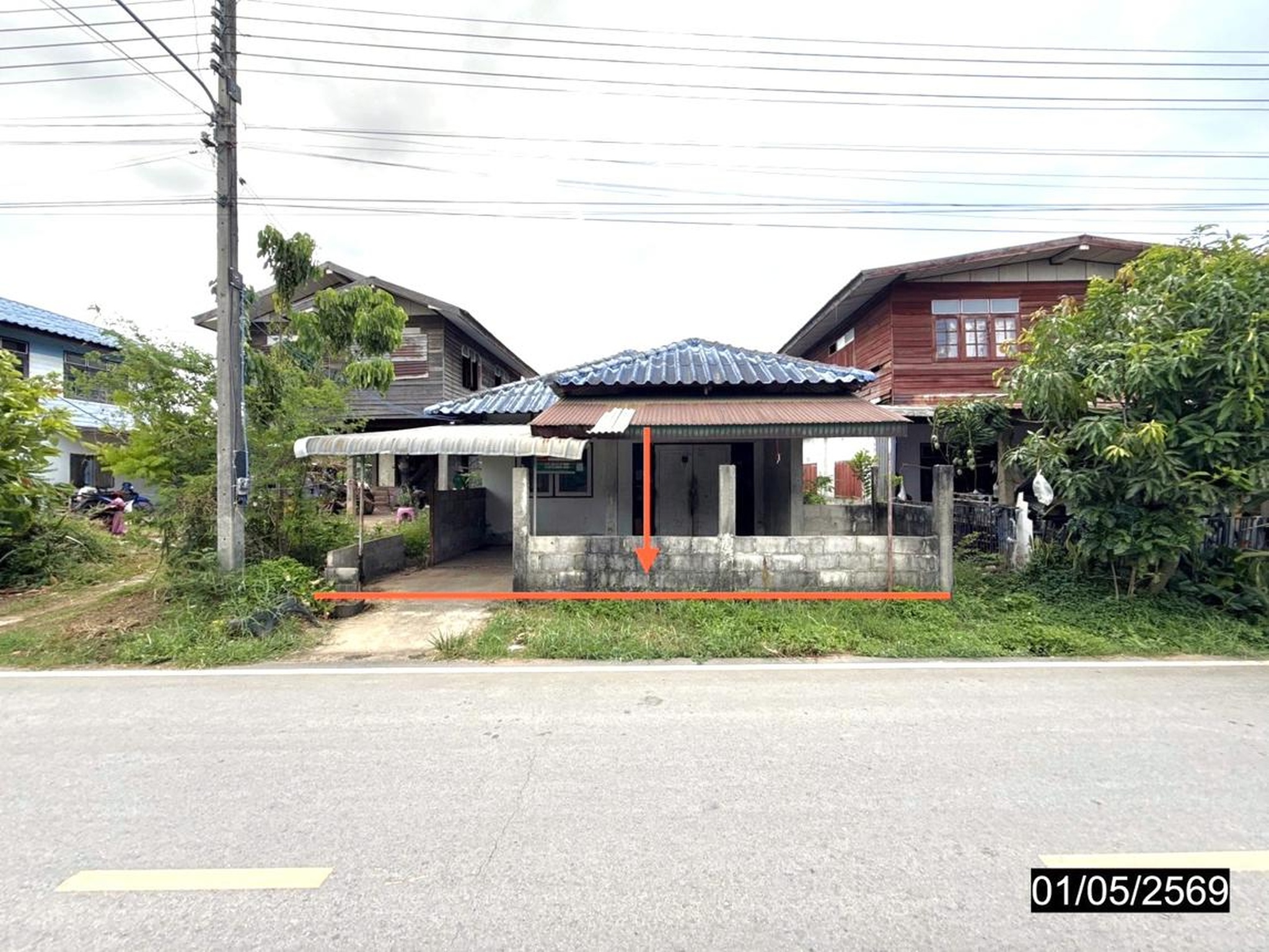 ทรัพย์สถาบันโดย KASIKORNBANK บ้านเดี่ยว ถนนสายบ้านผักปัง-บ้านหนองบัวทอง