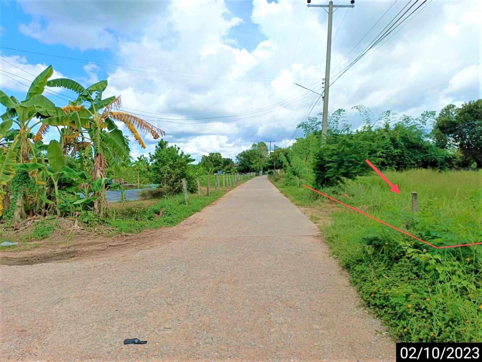 ทรัพย์สถาบันโดย KASIKORNBANK ที่ดิน ถนนสายกระนวน - ยางตลาด (ทล.2039)