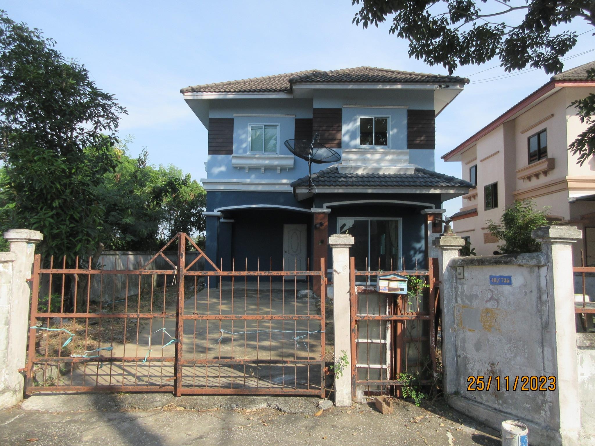 ทรัพย์สถาบันโดย GHB บ้านเดี่ยว เคซีการ์เด้นโฮม 15 คลองสามวา กรุงเทพมหานคร