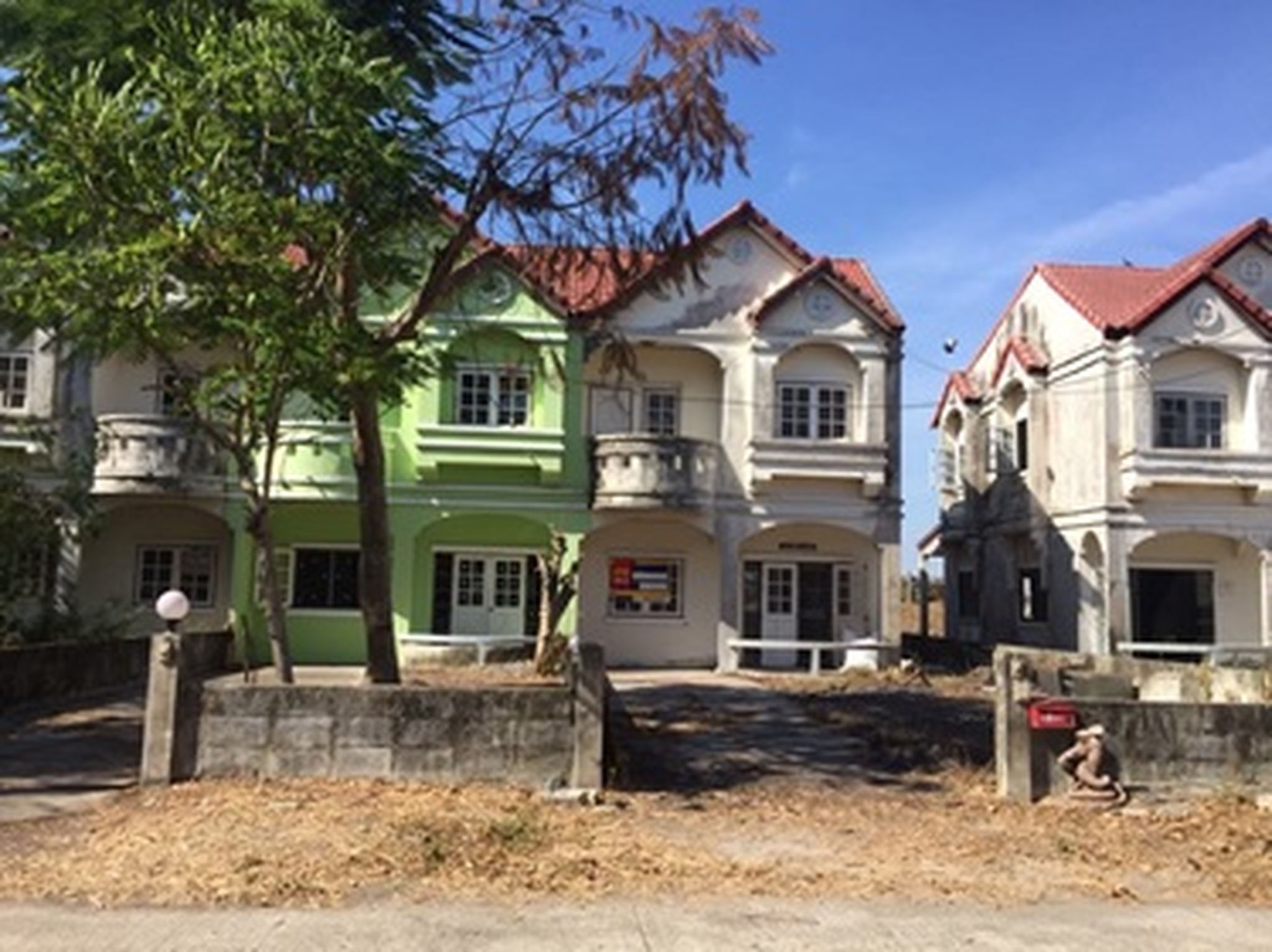 💟 บ้านแฝด โครงการบ้านสวนแสนสุข องครักษ์  💟
