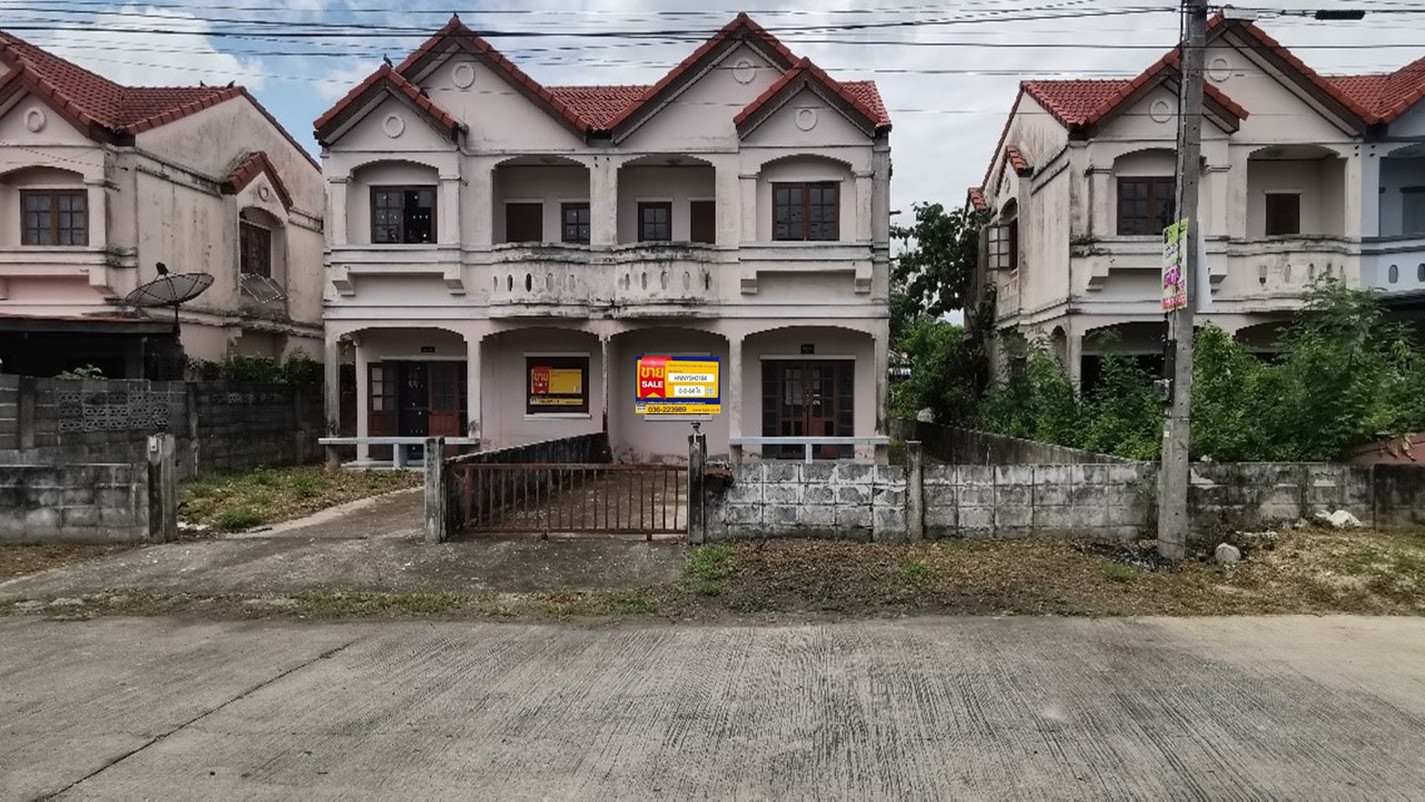 💟 บ้านแฝด 2 ชั้น โครงการบ้านสวนแสนสุข องครักษ์ 💟