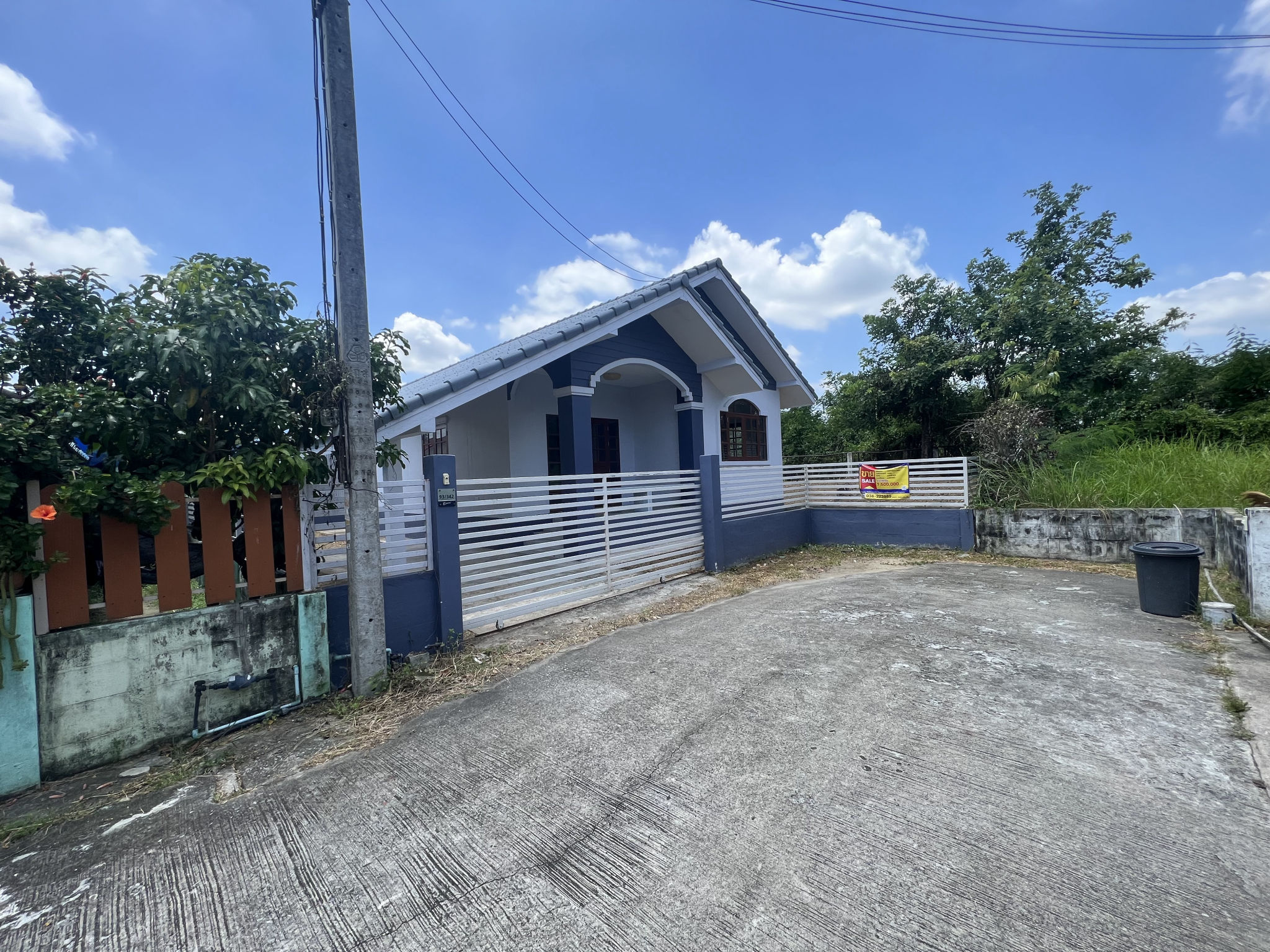 💟 บ้านเดี่ยว โครงการบ้านสวนแสนสุข องครักษ์ : ปรับปรุงใหม่ 💟