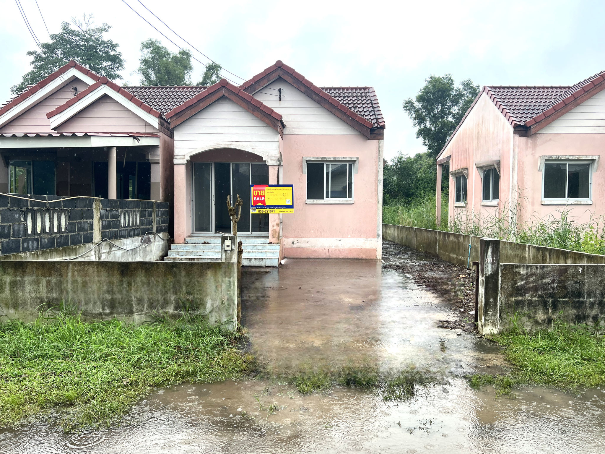 💟 บ้านแฝด โครงการบ้านสวนแสนสุข องครักษ์  💟