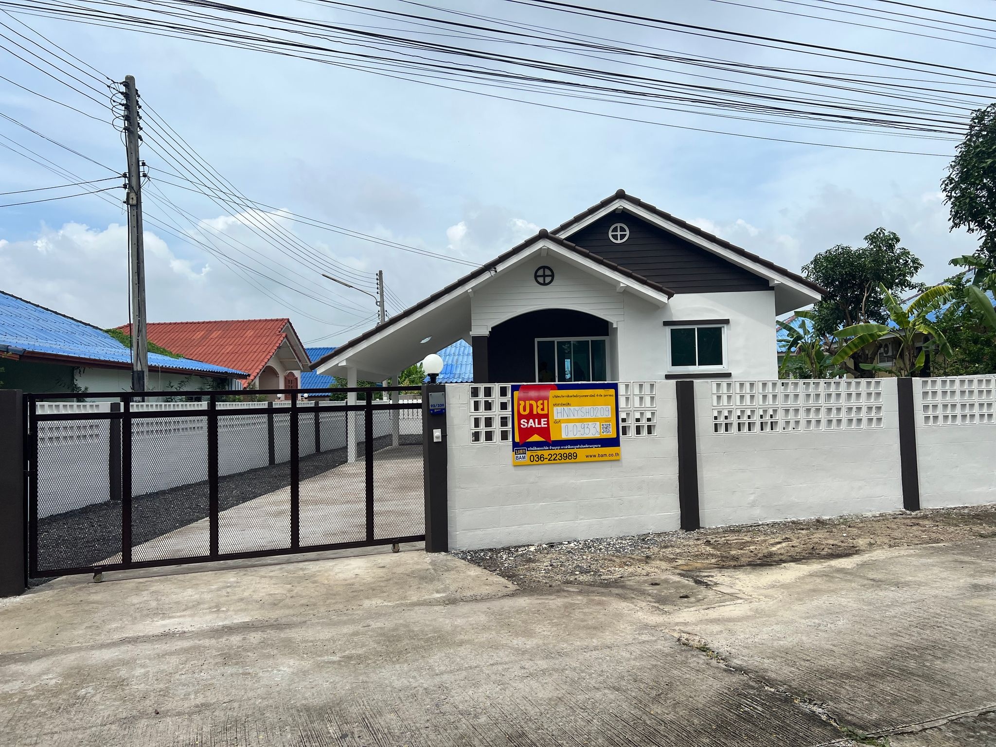 💟 บ้านเดี่ยว โครงการบ้านสวนแสนสุข องครักษ์ : ปรับปรุงใหม่ 💟