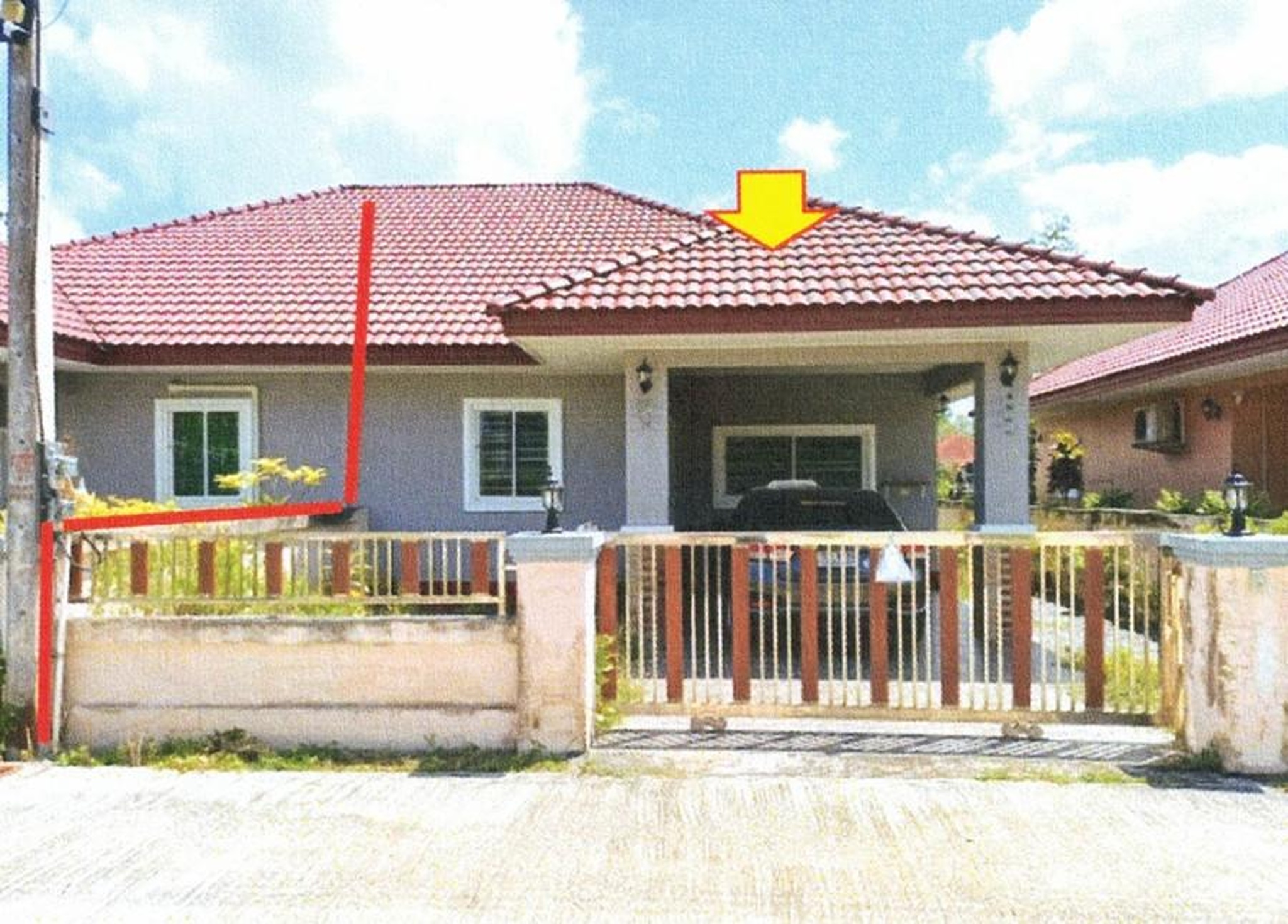 ทรัพย์สถาบันโดย GHB บ้านแฝด นาบุญวิวล่า 4
