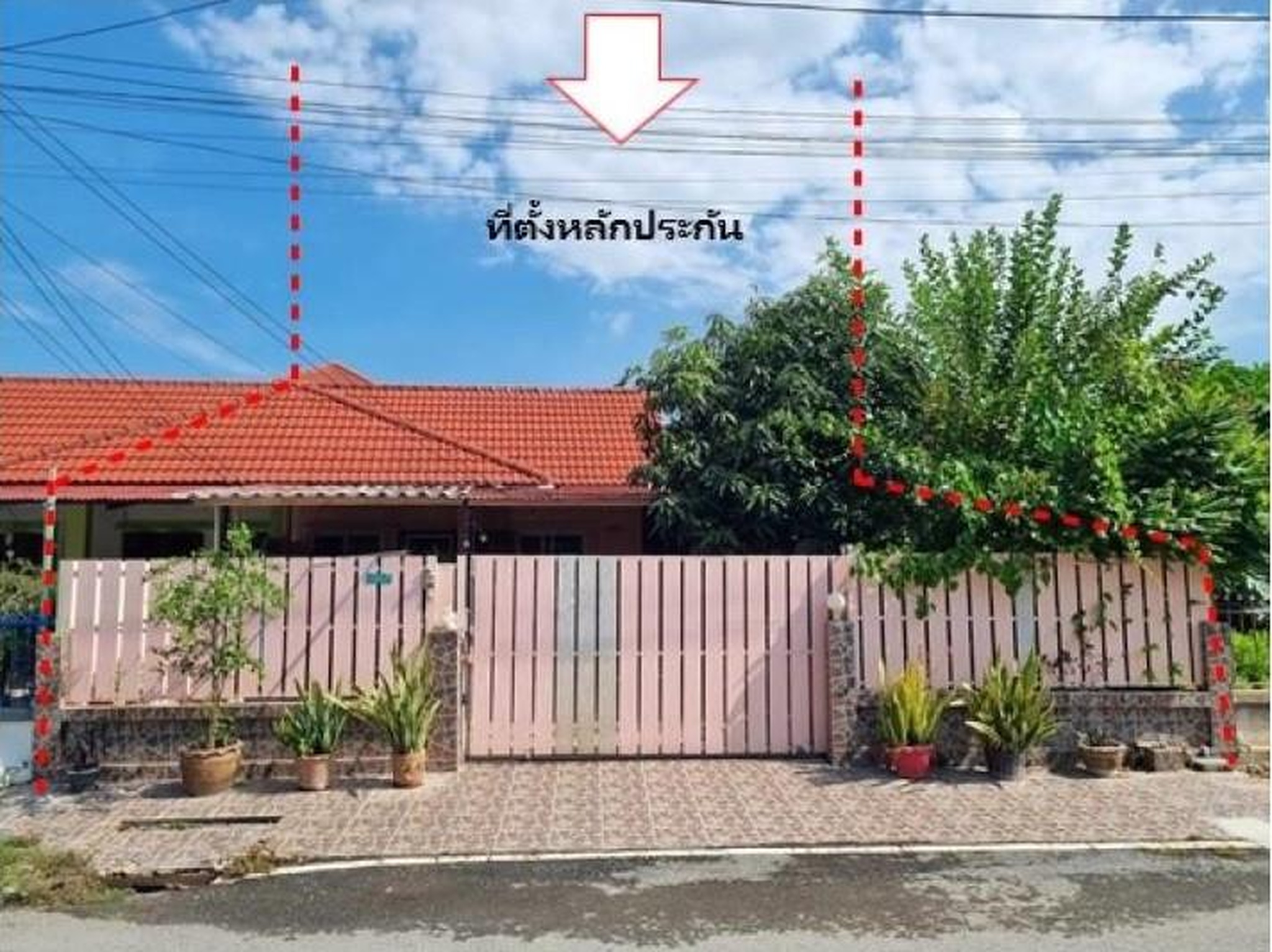 ทรัพย์สถาบันโดย GHB บ้านแฝด ประวีณวิลล่า