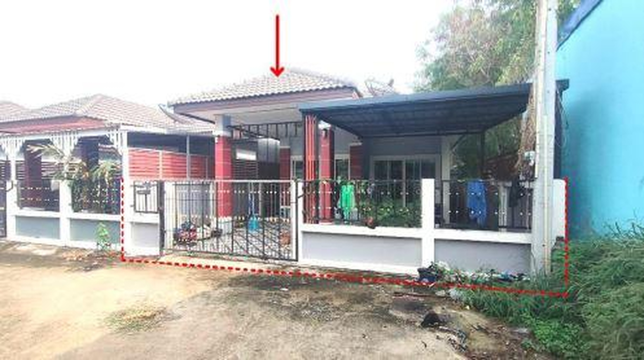 ทรัพย์สถาบันโดย GHB บ้านเดี่ยว ซอยมาบยางพร 22 ถนนปลวกแดง-ห้วยปราบ