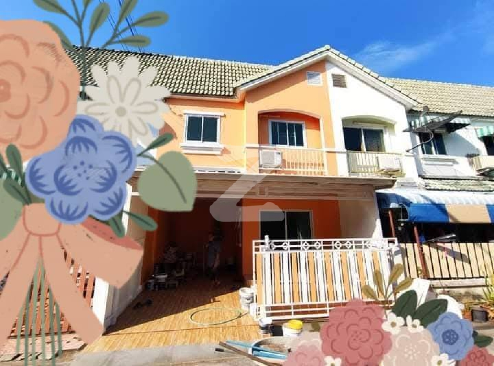 #หมู่บ้านชมดาวโคกขาม 🏠ทาวน์เฮ้าส์2ชั้นอยู่หลังนิคมสินสาคร                                             : เจ้าของขายเอง (งดรับนายหน้า)
