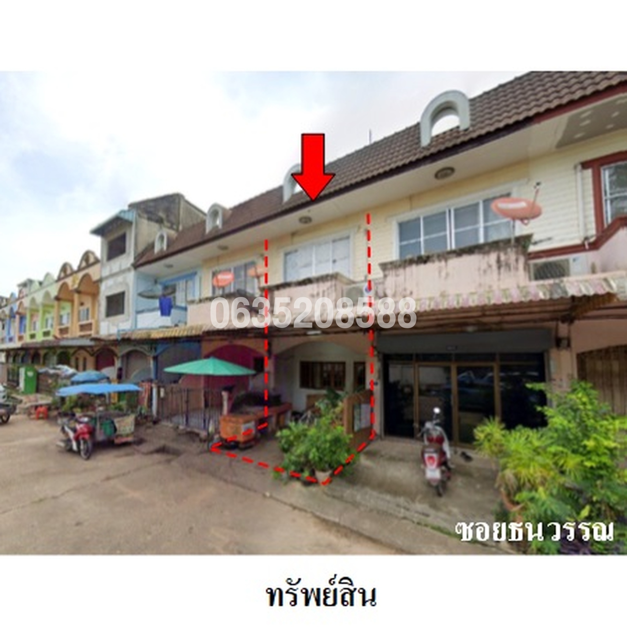 ขายทาวน์เฮาส์ ซอยธนวรรณ ถนนสุราษฎร์ธานี-พุนพิน (ทล.401)