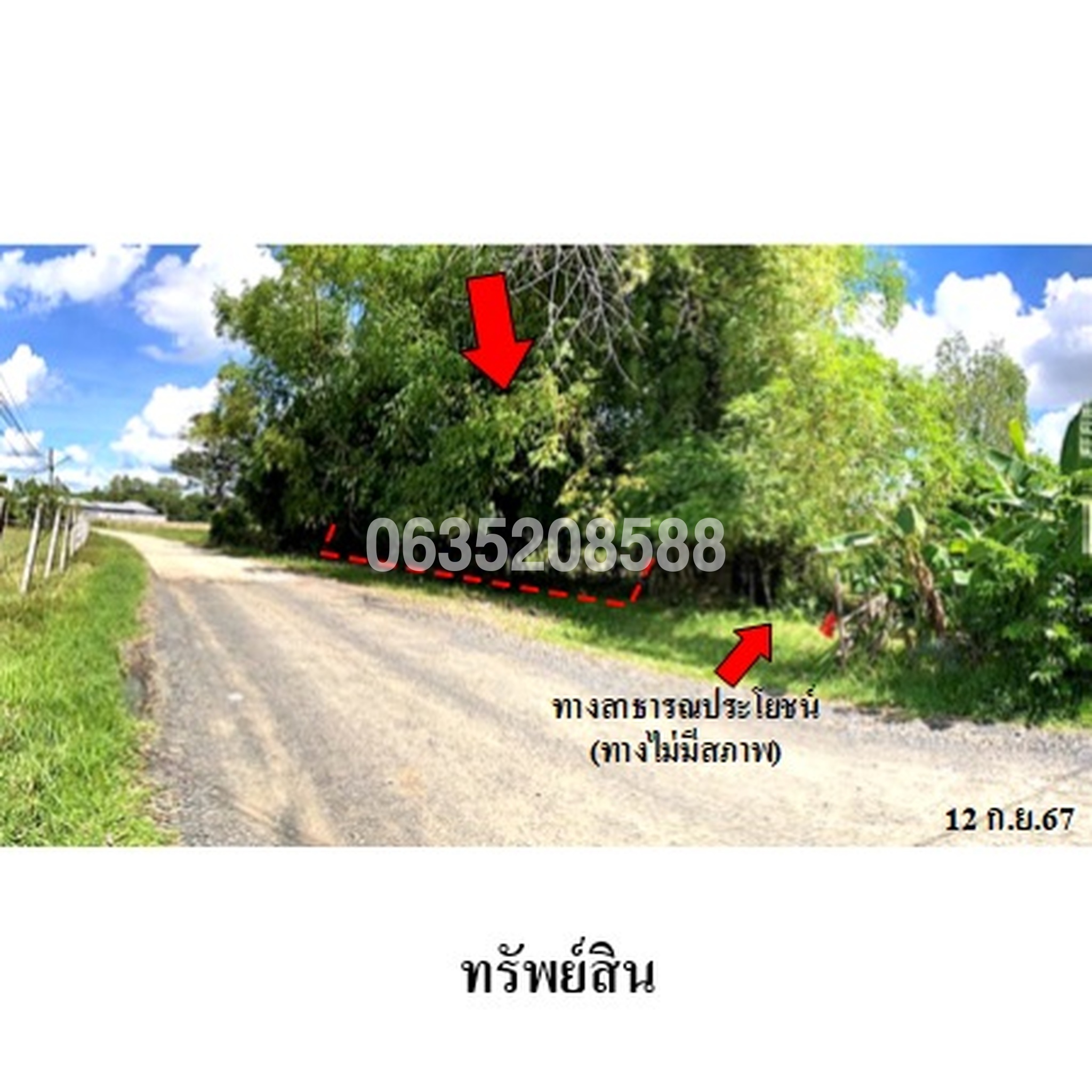 ขายที่ดิน ถนนสายบ้านนาดูนน้อย-บ้านหนองเค็ง