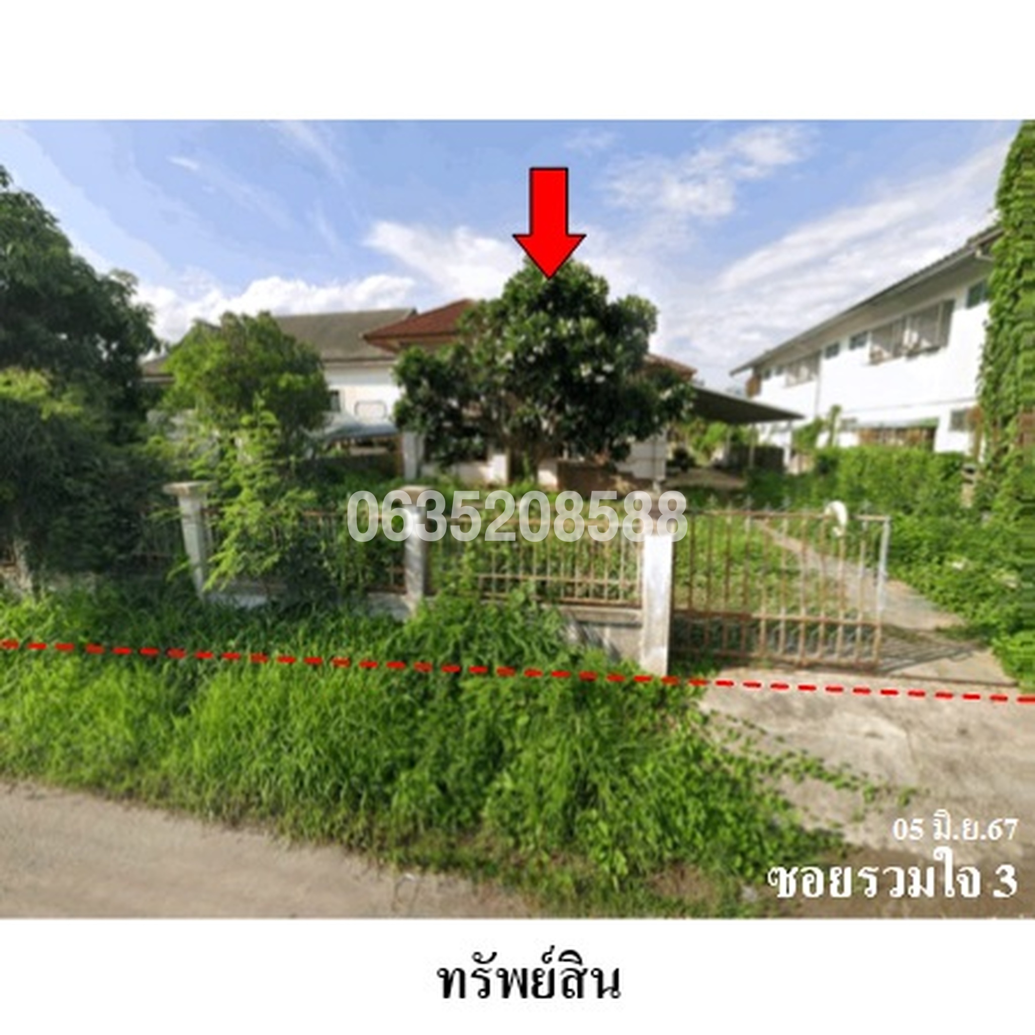 ขายบ้านเดี่ยว ซอยร่วมใจ 3 ถนนสายลำพูน-ป่าซาง (ทล.106)