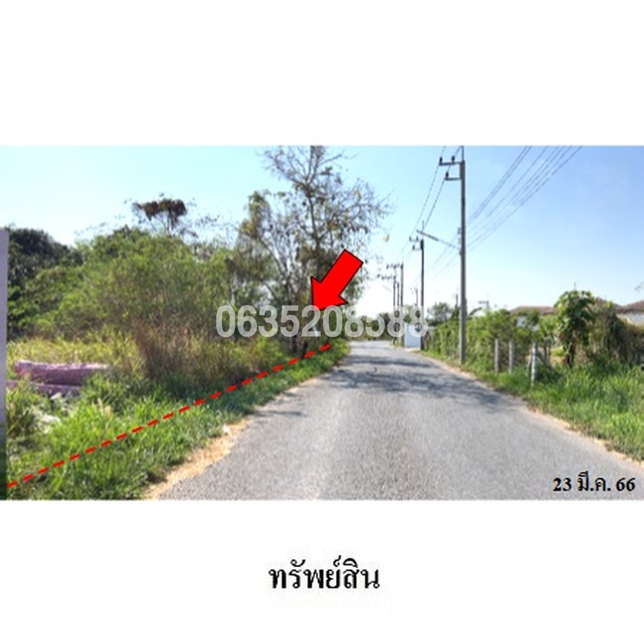 ขายที่ดิน ถนนสายแสนสุข-บางพระ (ทล.3144)