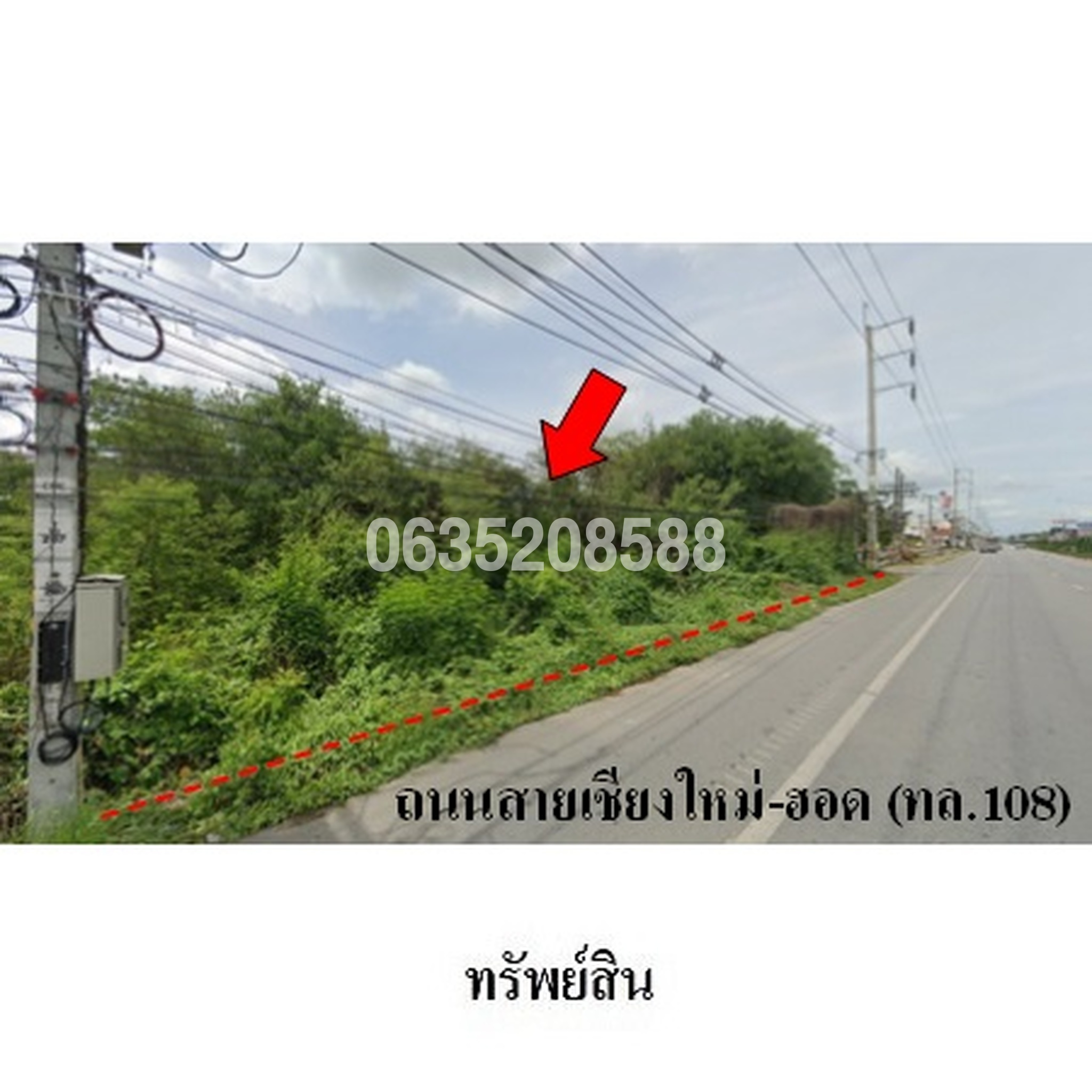 ขายที่ดิน ถนนสายเชียงใหม่-ฮอด (ทล.108)
