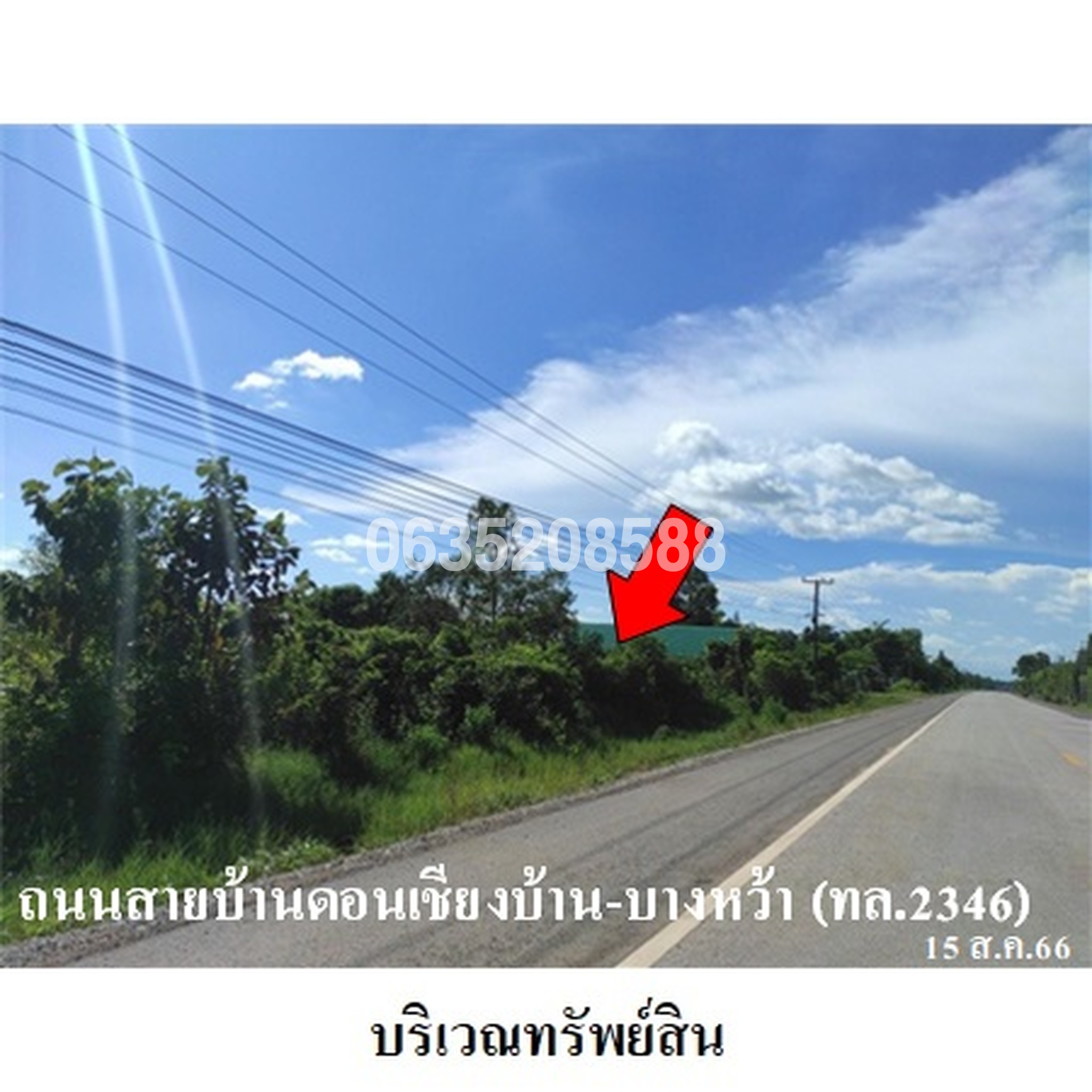 ขายที่ดิน ถนนสายบ้านดอนเชียงบาน-นาหว้า (ทล.2346)