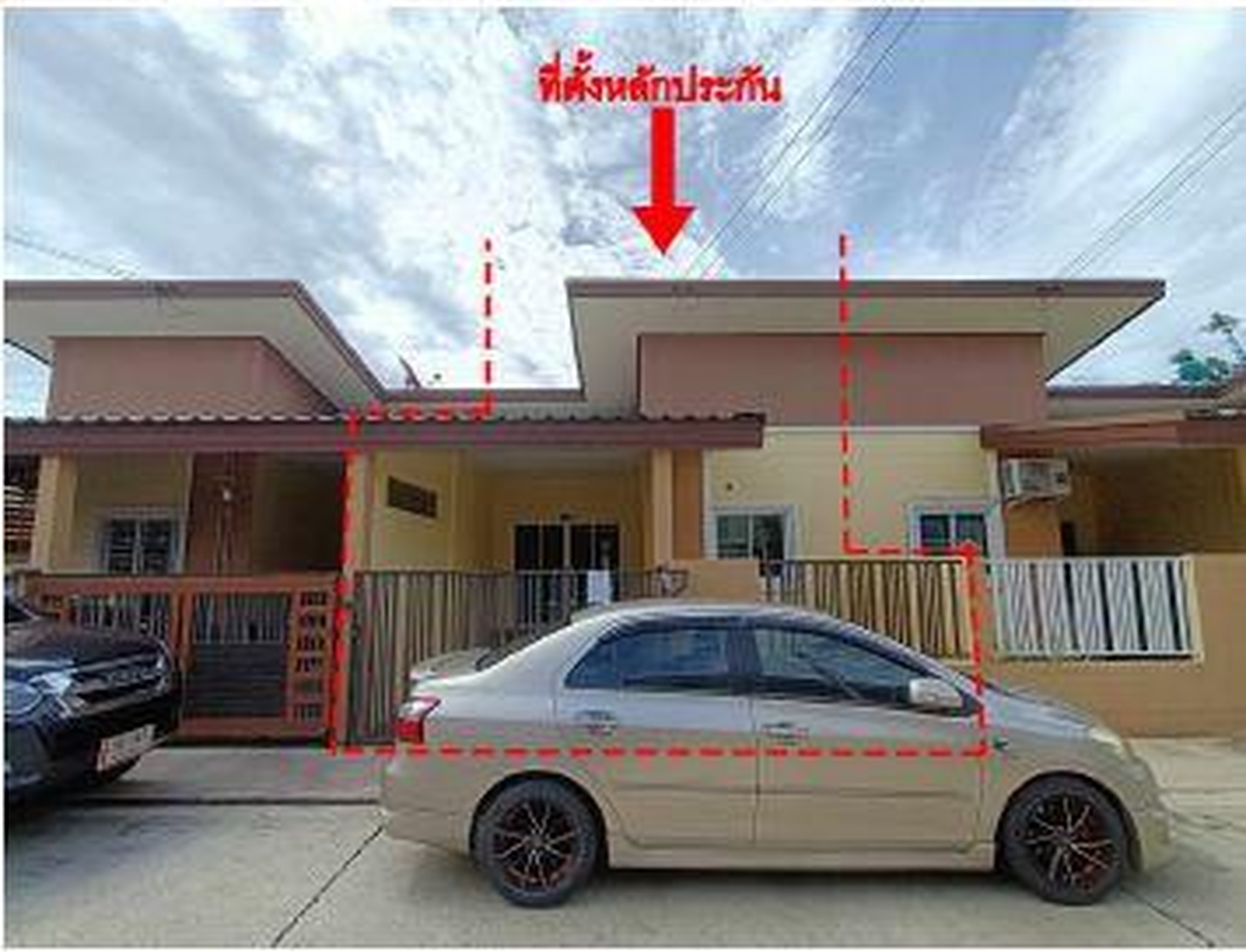 ทรัพย์สถาบันโดย GHB ทาวน์เฮาส์ บี เค  ลัคกี้โฮม 4 (จ.พระนครศรีอยุธยา)